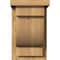 Ekena Millwork Alpine Smooth Corbel w/Backplate, Western Red Cedar, 7 1/2"W x 8"D x 12"H COR08X08X12ALP01SWR - alternate 3